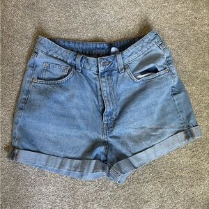 H&M Denim High-Waisted Shorts